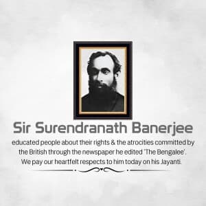 Surendranath Banerjee Jayanti video