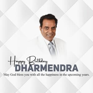 Dharmendra birthday banner