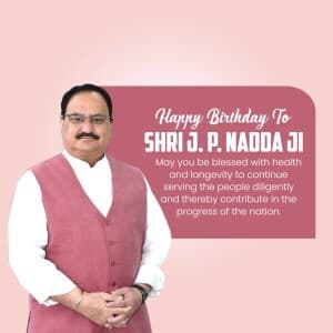 J. P. Nadda Birthday video