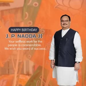 J. P. Nadda Birthday image