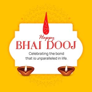 Bhai Dooj marketing flyer