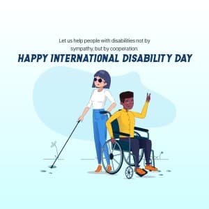 International Day of Persons with Disabilities banner