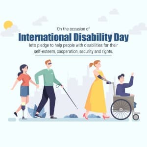 International Day of Persons with Disabilities flyer