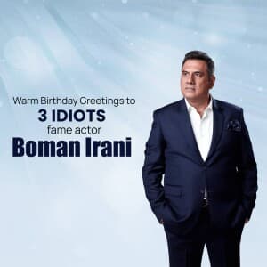 Boman Irani Birthday banner