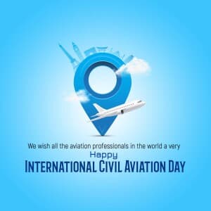 World Civil Aviation Day graphic