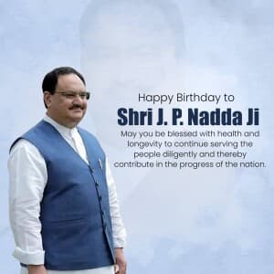 J. P. Nadda Birthday post