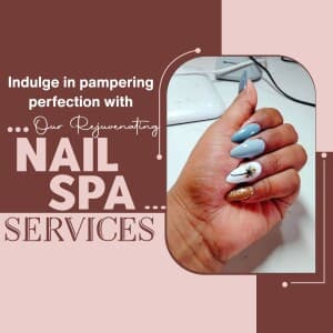 Nail Spa marketing poster