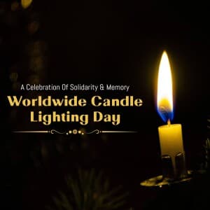 Worldwide Candle Lighting Day flyer