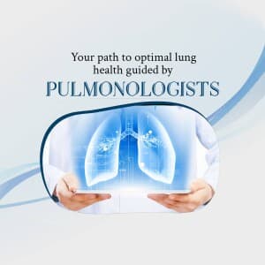 Pulmonologist marketing poster