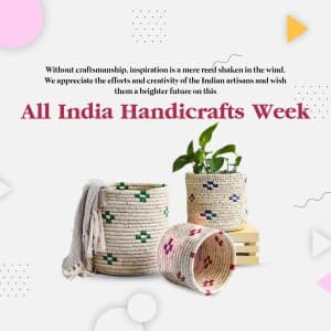 All India Handicrafts Week flyer