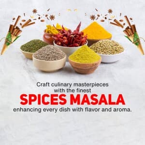 Spices promotional template