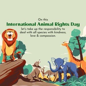 International Animal Rights Day poster