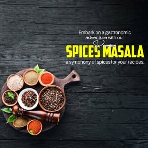 Spices promotional poster