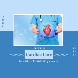 Cardiologists marketing poster