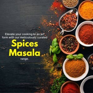 Spices promotional post