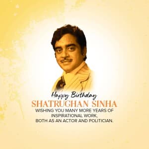 Shatrughan Sinha Birthday image