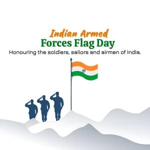 Armed Forces Flag Day event advertisement