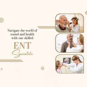 ENT ( Ear, Nose & Throat ) business flyer