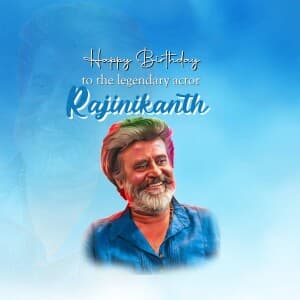 Rajinikanth Birthday graphic