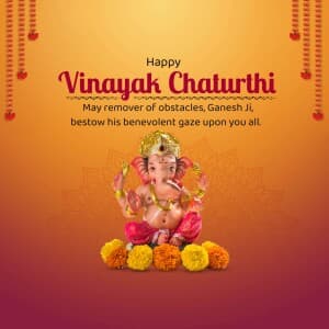 Vinayaka Chaturthi poster Maker