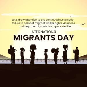International Migrants Day illustration