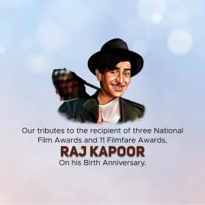 Raj Kapoor Jayanti banner