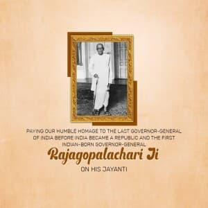 C. Rajagopalachari Jayanti image