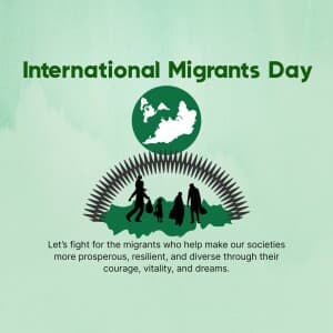 International Migrants Day poster