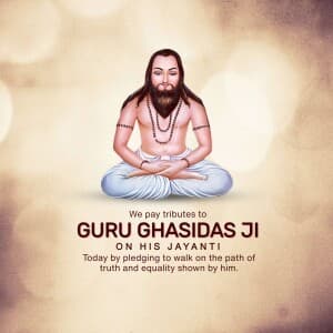 Guru Ghasidas Jayanti post