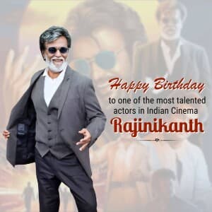 Rajinikanth Birthday post