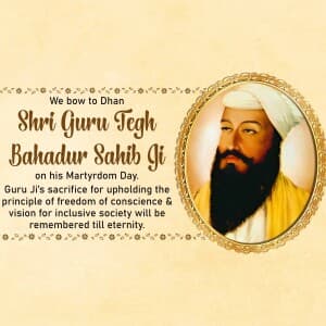 Guru Tegh Bahadur's Martyrdom Day image