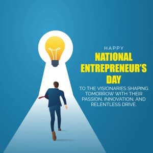 National Entrepreneur’s Day flyer