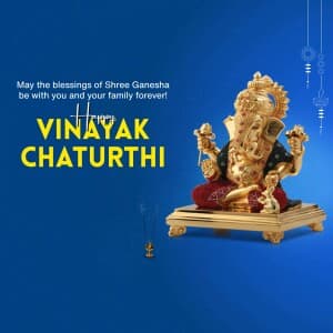 Vinayaka Chaturthi Facebook Poster