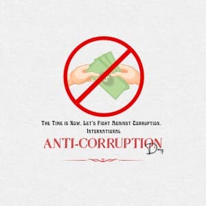 International Anti-Corruption Day illustration