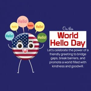 World Hello Day illustration
