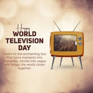 World Television Day flyer