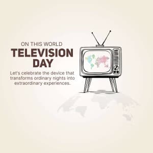 World Television Day poster