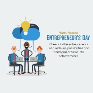 National Entrepreneur’s Day poster