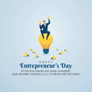 National Entrepreneur’s Day event poster