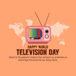 World Television Day post