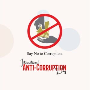 International Anti-Corruption Day graphic