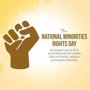 National Minorities Rights Day banner