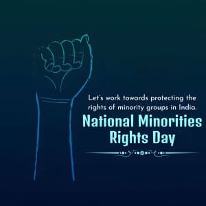 National Minorities Rights Day graphic