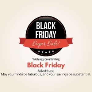 Black Friday Facebook Poster