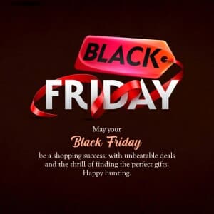 Black Friday event advertisement