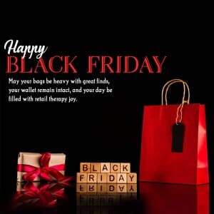 Black Friday marketing flyer