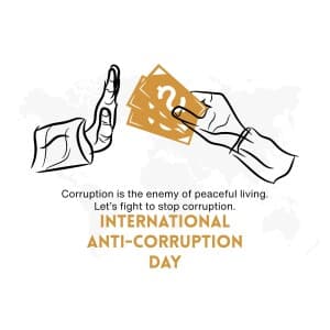 International Anti-Corruption Day flyer