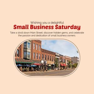Small Business Saturday post
