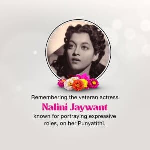 Nalini Jaywant Punyatithi flyer