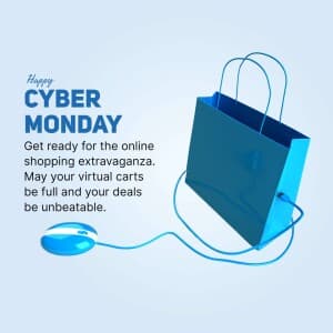 Cyber Monday event poster